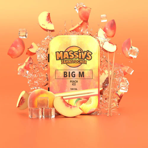 Massiv's Zahnstocher - Metalldose (Peach ICE)
