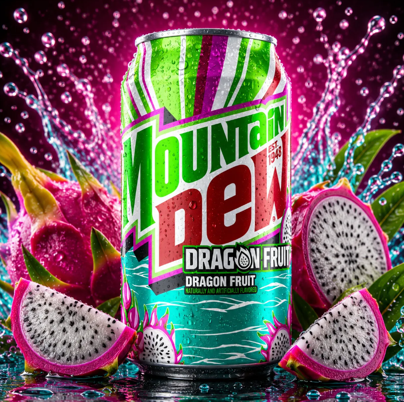 Mountain Dew – Dragon Fruit 0,355l USA
