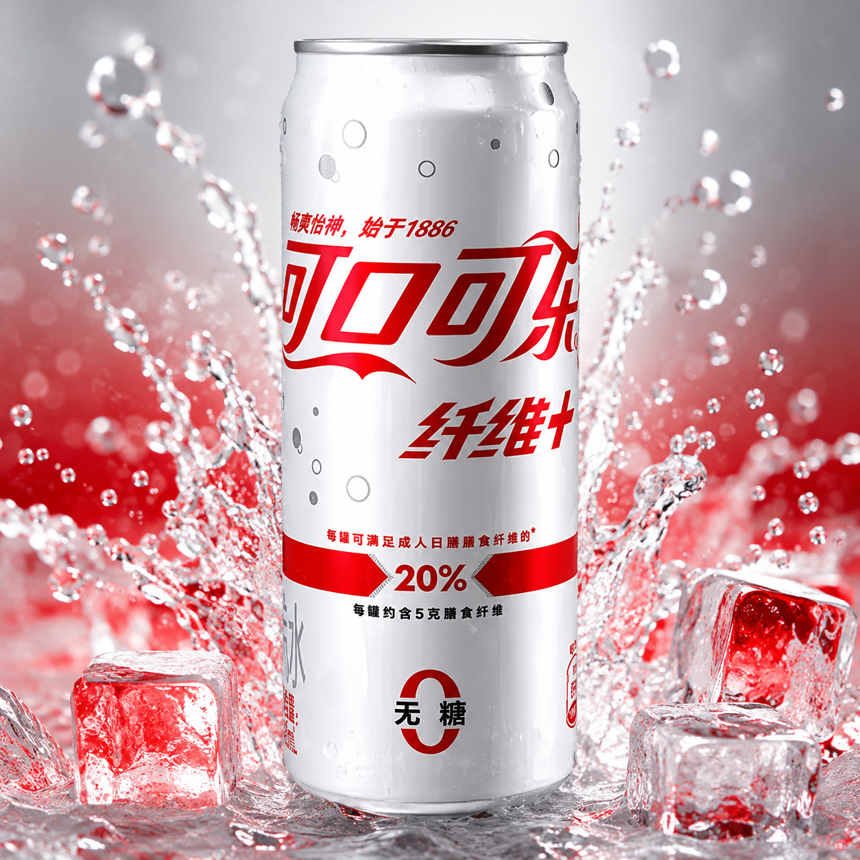 Coca-Cola Fiber Plus Sugar Free 330ml