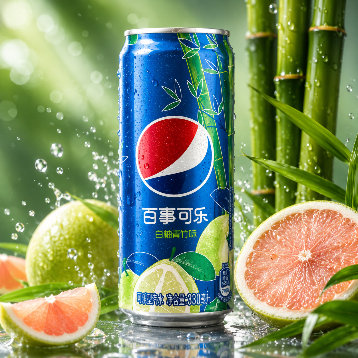 Pepsi Bamboo Grapefruit China 330ml