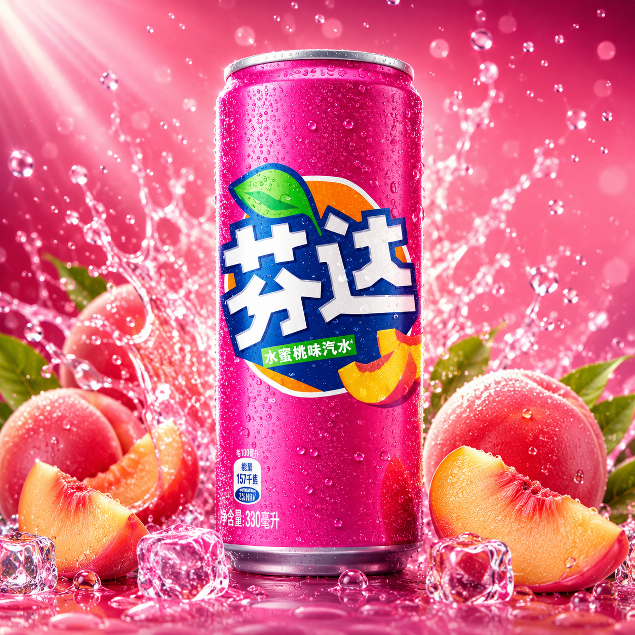Fanta White Peach China 330ml