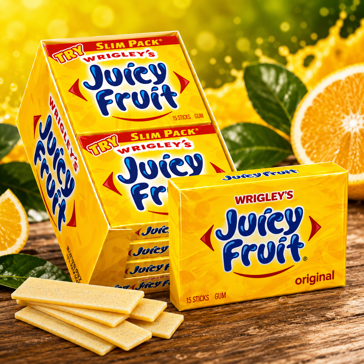 Wrigley's Juicy Fruit Kaugummi à 15 Streifen