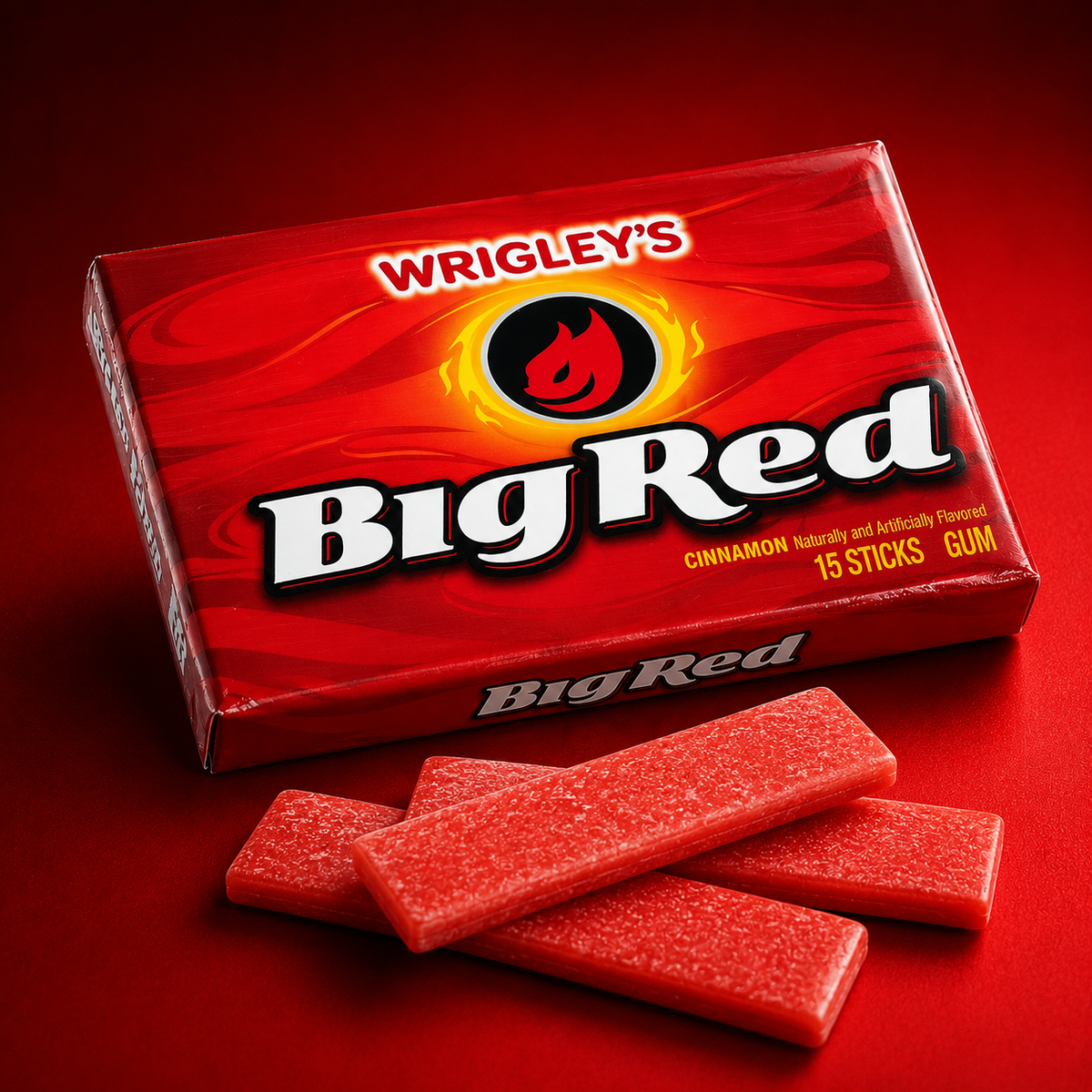 Wrigley's Big Red Zimt Kaugummi à 15 Streifen
