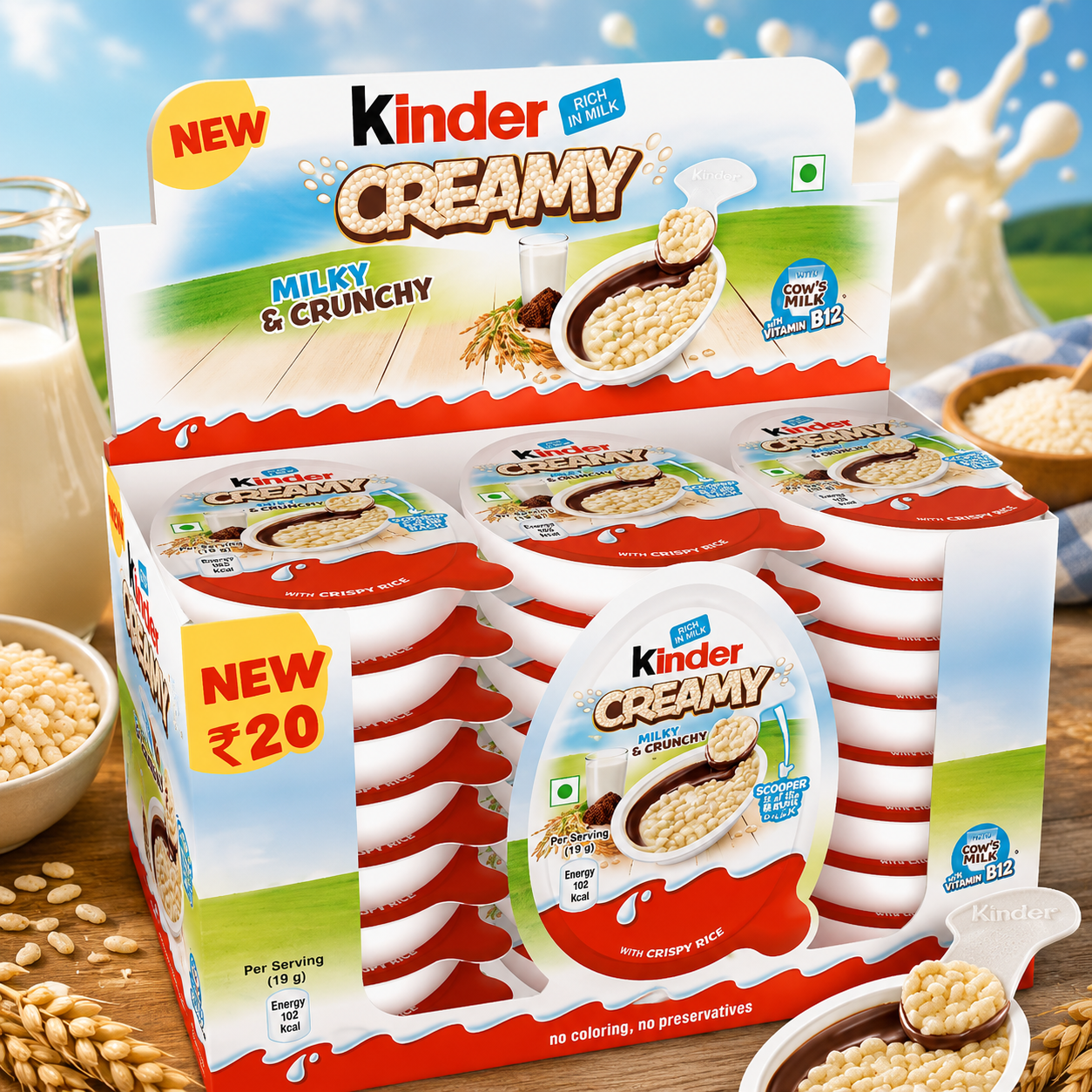 Kinder Creamy 19g – VE 24 Stück