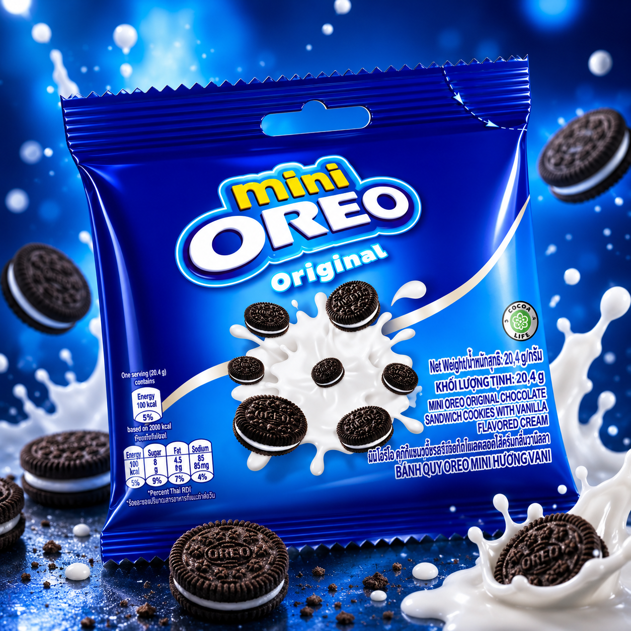 Oreo Mini Pouch Vanilla 20,4g