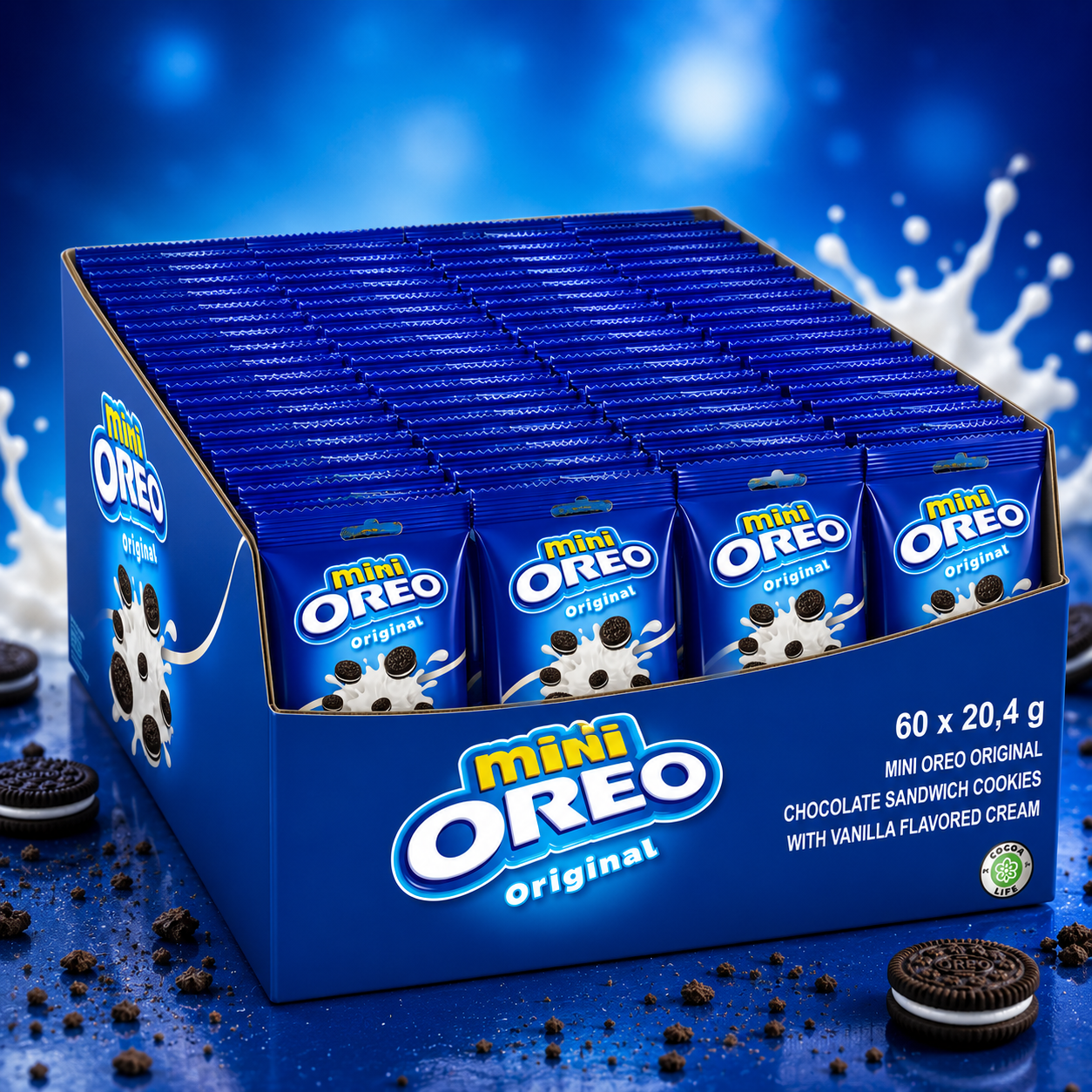 Oreo Mini Pouch Vanilla 20,4g – VE 60 Stück