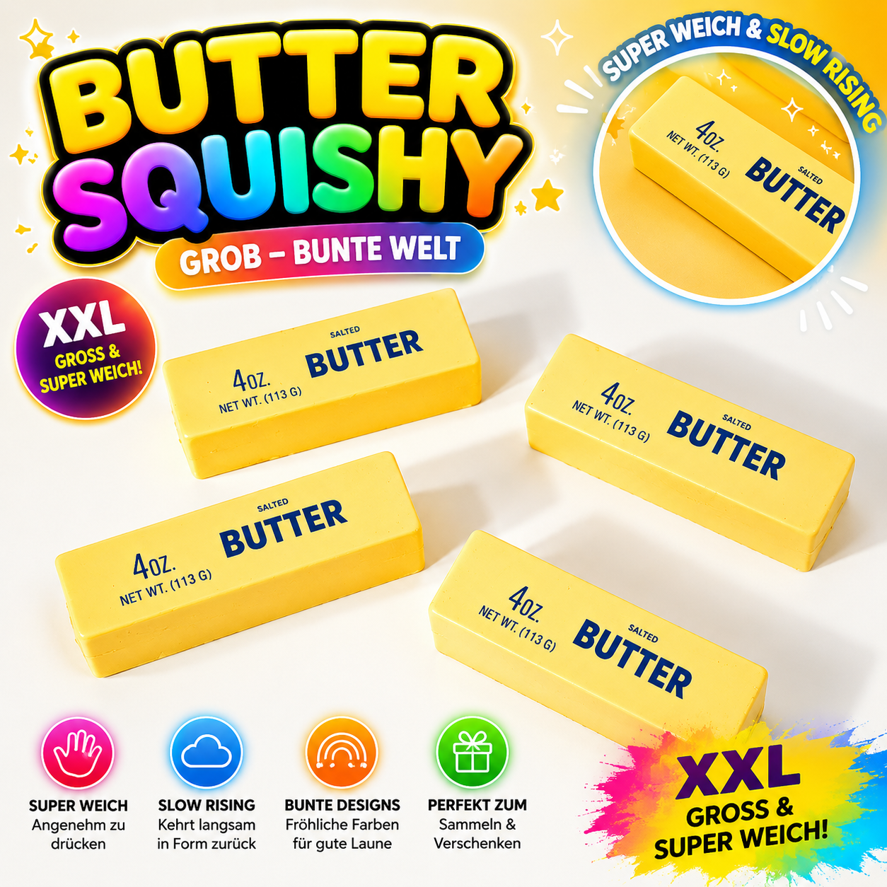 Butter Squishy Groß