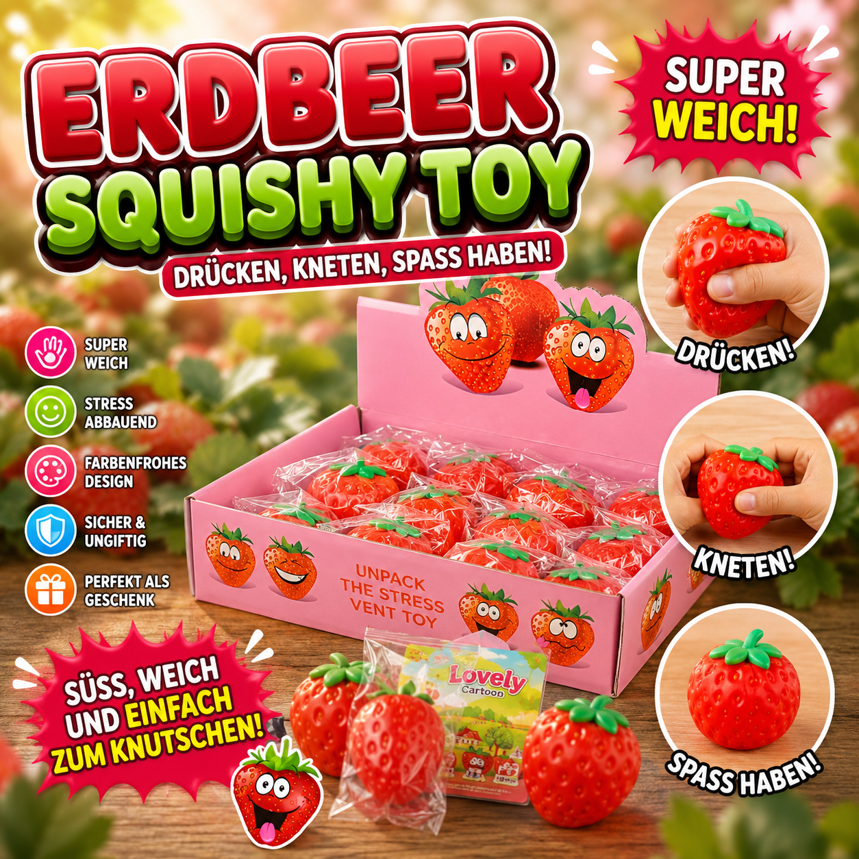 Squeezing Strawberry