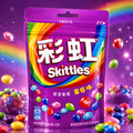 Skittles China Lila 40g
