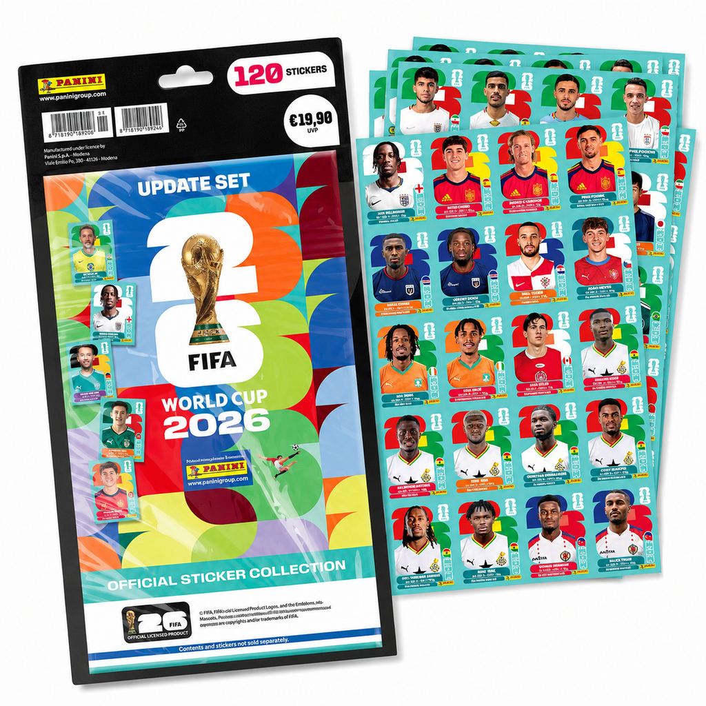 Panini FIFA WM 2026; Sticker - Update Set